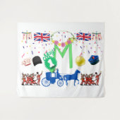 メーデー（英国）タペストリーby Kriyas Collection タペストリー (正面(横))