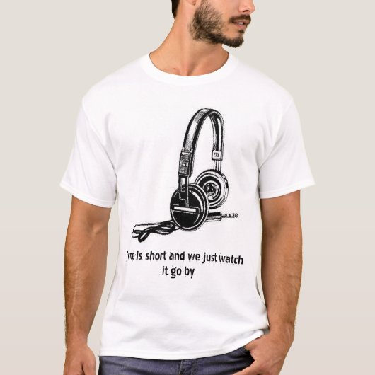 メートルの女中のヘッドホーン Tシャツ (正面)