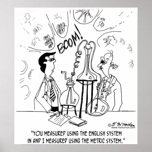 メートル法で測ったのに ポスター (正面)