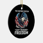メートル法はFreedom Usa Eagleを測定できない セラミックオーナメント (右)