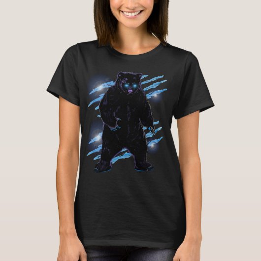 メーニー |悪党のクマTシャツ Tシャツ (正面)