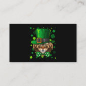 メーヌクーンSt patricks dayキャットレプレショーンハットシャム 名刺 (正面)