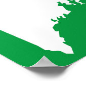 メーヌホームイ遠くにンポスターサインから州 ポスター (角)