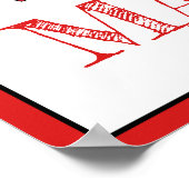 メーヌロブスターシャックシーフードディナーからの挨拶 ポスター (角)