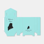 メーヌ結婚ービーフボックス州マップへようこそ フェイバーボックス (折り畳みなし)