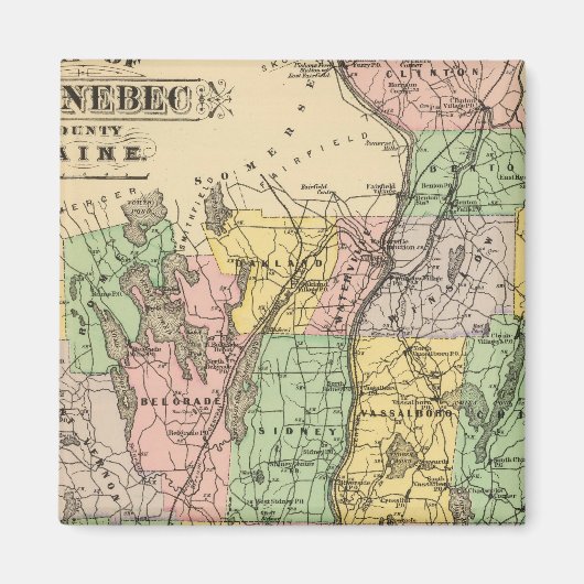 メーヌ・ケネベック マグネット (正面)