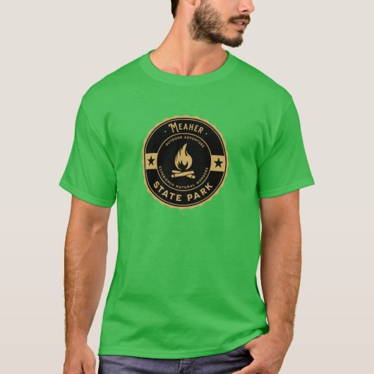 メーハー州立公園 アラバマ州 オーバーサイズ Tシャツ (正面)