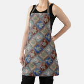 メープルカラフル葉プリントエプロン エプロン (インサイチュ)