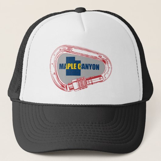 メープルキャニオン登山カラビナー キャップ (正面)