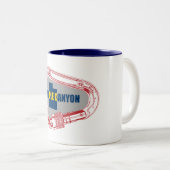 メープルキャニオン登山カラビナー ツートーンマグカップ (正面右)