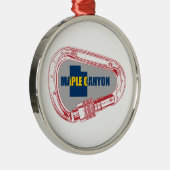 メープルキャニオン登山カラビナー メタルオーナメント (右)