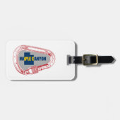 メープルキャニオン登山カラビナー ラゲッジタグ (正面横)