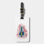 メープルキャニオン登山カラビナー ラゲッジタグ (正面縦)