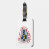 メープルキャニオン登山カラビナー ラゲッジタグ (裏面縦)