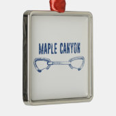 メープルキャニオン登山クイックドロー メタルオーナメント (右)