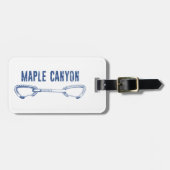 メープルキャニオン登山クイックドロー ラゲッジタグ (正面横)