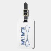 メープルキャニオン登山クイックドロー ラゲッジタグ (正面縦)