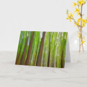 メープルグローブ抽象芸術 カード (黄色い花)