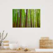 メープルグローブ抽象芸術 ポスター (キッチン)