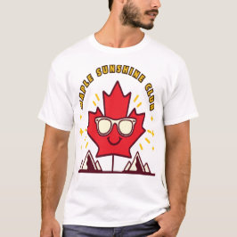 メープルサンシャインクラブ カナダ かわいい 夏 Tシャツ カナダ