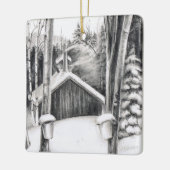 メープルシュガーシャック セラミックオーナメント (左)