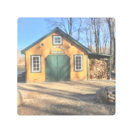 メープルシュガーハウスアットパルメリーファーム メタルプリント