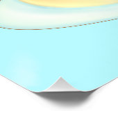 メープルシロップとフルーツとクリームが入ったふわふわのパンケーキ ポスター (コーナー)