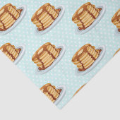 メープルシロップと水玉模様模様のパンケーキ 薄葉紙 (詳細)