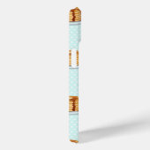 メープルシロップと水玉模様模様のパンケーキ Case-Mate iPhoneケース (裏面 / 右)