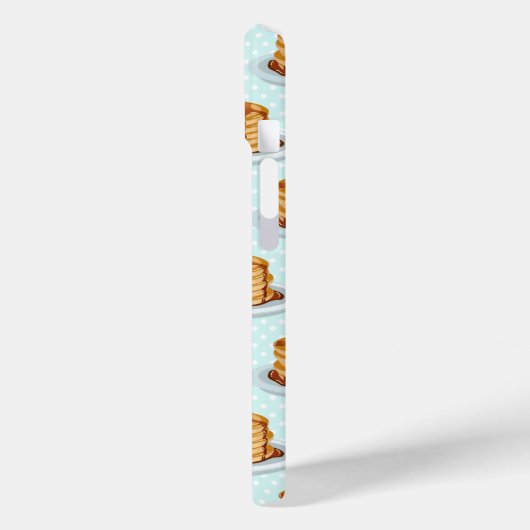 メープルシロップと水玉模様模様のパンケーキ Case-Mate iPhoneケース (裏面 / 左)