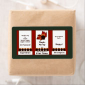 メープルシロップのラベル3 ラベル (インサイチュ)