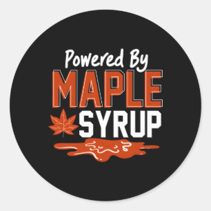 メープルシロップメープルツリータップスガーで駆動 ラウンドシール