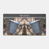 メープルシロップ砂糖樹液バケッパーソナライズされたト デスクマット (正面)