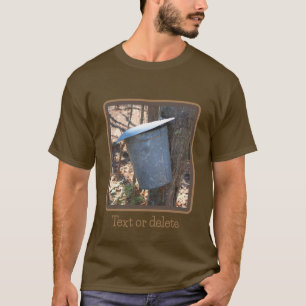 メープルシロップ砂糖樹液バケツ Tシャツ
