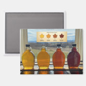 メープルシロップ磁石の4グレード マグネット (正面/裏面)