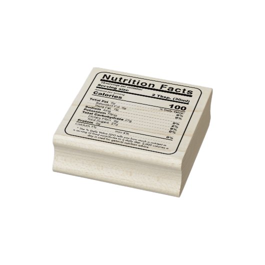 メープルシロップ編集可能な栄養ファクトスタンプ ラバースタンプ (スタンプ)