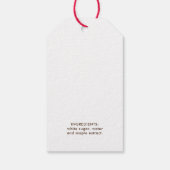 メープルシロップ自家製レシピ ギフトタグ (裏面)