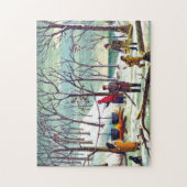 メープルシロップ製糖歴 ジグソーパズル (縦)