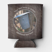 メープルシロップSAPバケットパーソナライズされた自然 缶クーラー (正面)