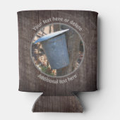 メープルシロップSAPバケットパーソナライズされた自然 缶クーラー (裏面)