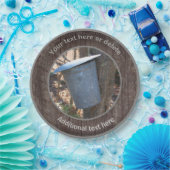 メープルシロップSAPバケット自然パーソナライズされたパーティー ペーパープレート (パーティー)