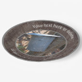 メープルシロップSAPバケット自然パーソナライズされたパーティー ペーパープレート (アングル)