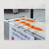 メープルタッフィータイヤD'Alable Quebecカナダポストカード ポストカード (正面)