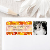 メープルツリーオータム結婚ーズ住所 シール (インサイチュ)