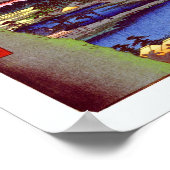 メープルツリーズテコナヒロシゲ日本のファインアート ポスター (角)