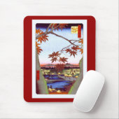 メープルツリーズテコナヒロシゲ日本のヴィンテージ マウスパッド (マウス)