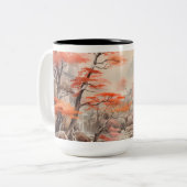 メープルツリーブリッジアンドリバー ツートーンマグカップ (正面左)