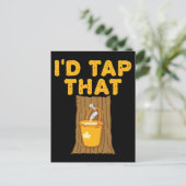 メープルツリー私はタップその糖砂糖 ポストカード (スタンド正面)