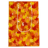 メープルツリー紅葉 ミディアムペーパーバッグ (裏面)