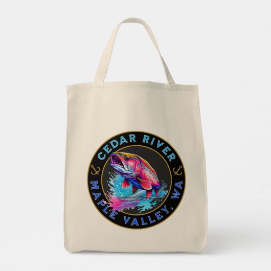 メープルバレー（シーダーリバー）ワシントントントートバッグ トートバッグ (裏面)